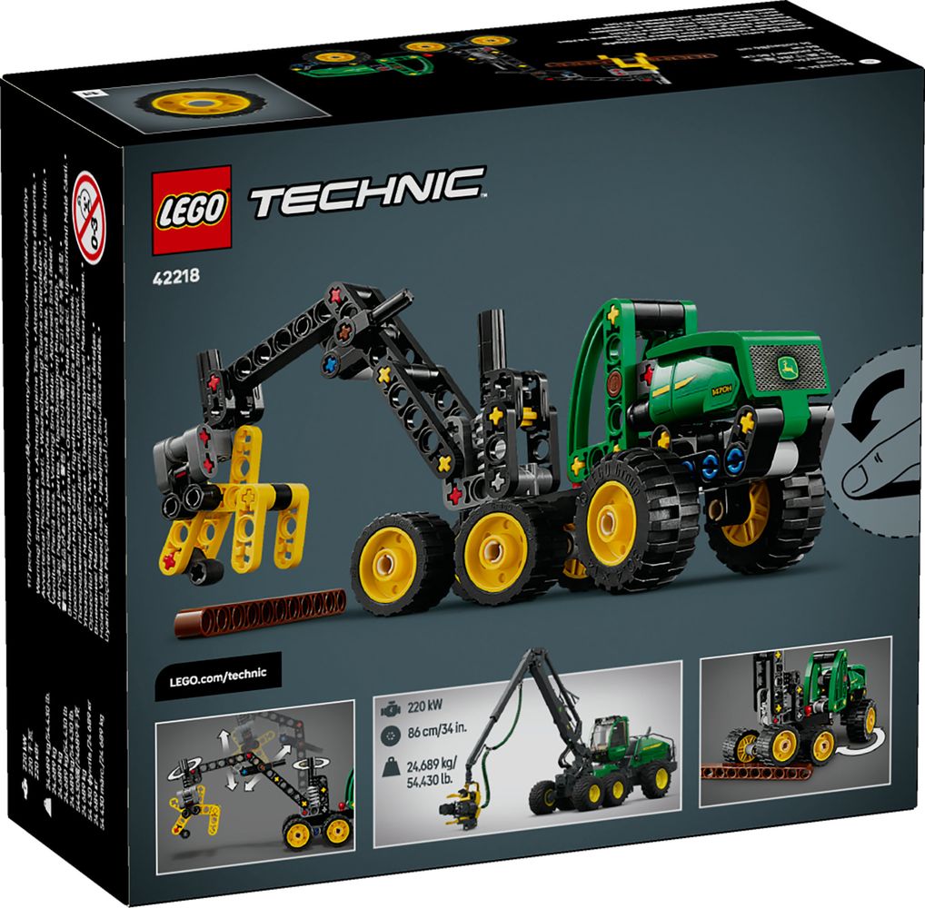 John Deere 1470H Wheeled Harvester LEGO 42218