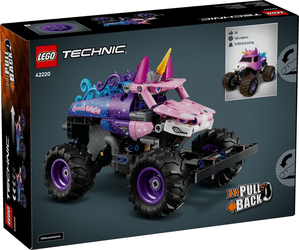 Monster Jam™  Sparkle Smash™ Pull-Back LEGO 42220