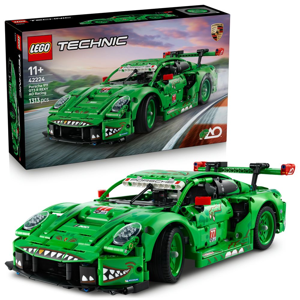 Porsche 911 GT3 R REXY AO Racing Car LEGO 42224