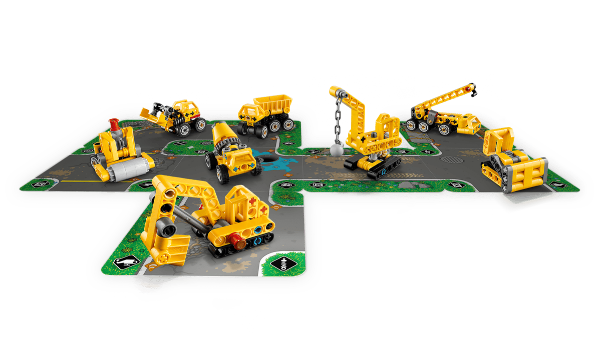 Mighty Machines volledige serie van 8 LEGO 42233