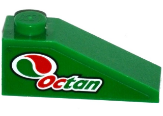 4286pb025L | Slope 33 3 x 1 with Octan Logo Pattern Model Left Side | LEGOPART