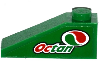 4286pb025R | Slope 33 3 x 1 with Octan Logo Pattern Model Right Side | LEGOPART