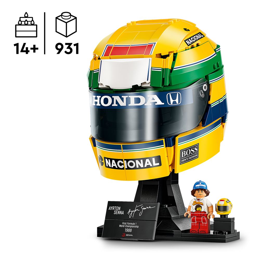 Ayrton Senna Helmet LEGO 43024