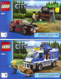 4441-1 | Police Dog Van | INSTRUCTIONS | LEGOPART