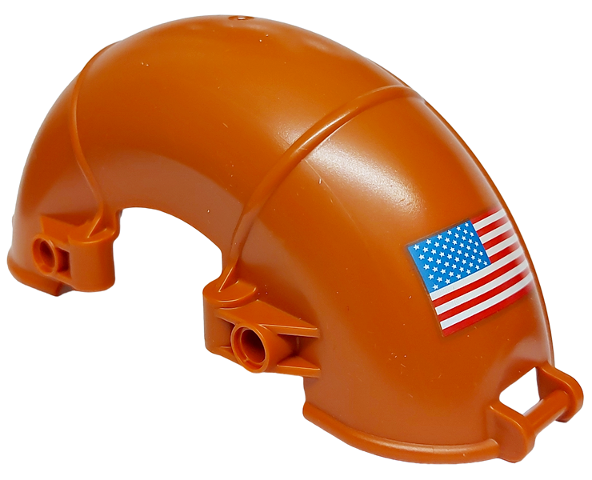 4458pb01a | Technic, Panel Car Mudguard Arched 15 x 5 x 7 with United States of America | LEGOPART