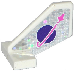 44661pb027 | Tail Shuttle, Small with Classic Space Logo with Pink Arrow Pattern | LEGOPART