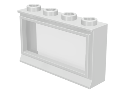 453 | Window 1 x 4 x 2 with Fixed Glass | LEGOPART