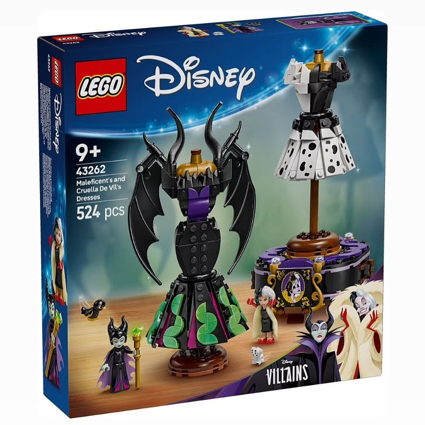 Maleficent's and Cruella de Vil's Dresse LEGO 43262