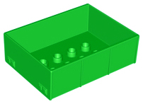 47448 | Duplo Trailer Bed with 2 x 4 Studs and 4 Sides | LEGOPART