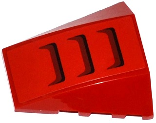 47753pb057 | Wedge 4 x 4 Triple Curved No Studs with 3 Air Intakes Pattern | LEGOPART