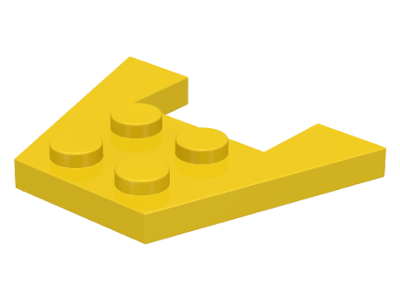 4859 | Wedge, Plate 3 x 4 without Stud Notches | LEGOPART