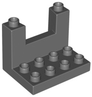 51698 | Duplo, Plate 3 x 4 x 2 1/3 Rampart | LEGOPART