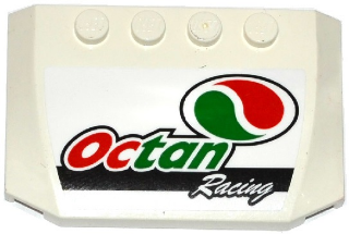 52031pb106 | Wedge 4 x 6 x 2/3 Triple Curved with Octan Logo and | LEGOPART