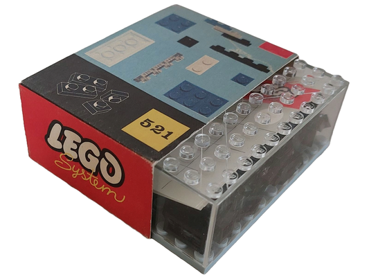 1 x 1 and 1 x 2 Plates (Architectural Hobby and Model Building Supplemental Set) LEGO 521-9