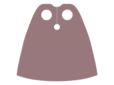 522 | Minifigure Cape Cloth, Standard - Traditional Starched Fabric - 4.0cm Height | LEGOPART