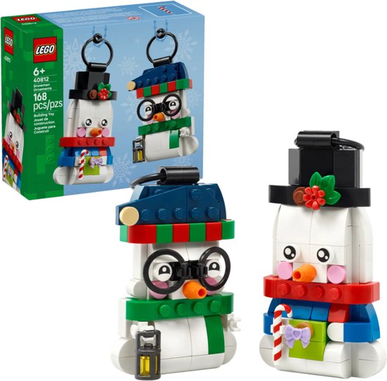 Snowman Ornaments LEGO 40812