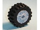 55982c01 | Wheel 18mm D. x 14mm with Axle Hole, Fake Bolts and Shallow Spokes with Black Tire 30.4 x 14 Offset Tread | LEGOPART