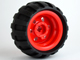 56145c04 | Wheel 30.4mm D. x 20mm with No Pin Holes and Reinforced Rim with Black Tire 43.2mm D. x 26mm Balloon Small | LEGOPART