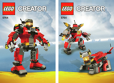 5764-1 | Rescue Robot | INSTRUCTIONS | LEGOPART