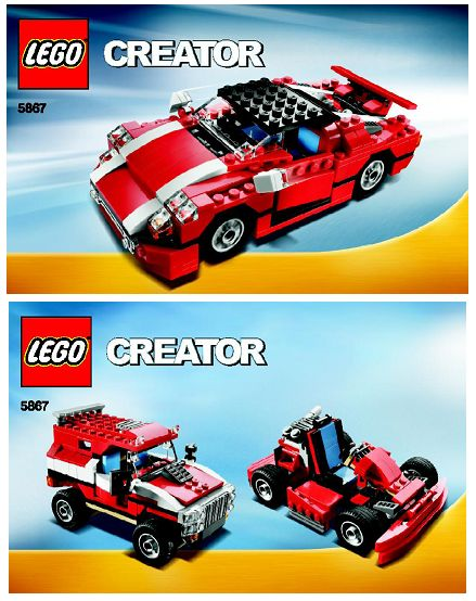 5867-1 | Super Speedster | INSTRUCTIONS | LEGOPART