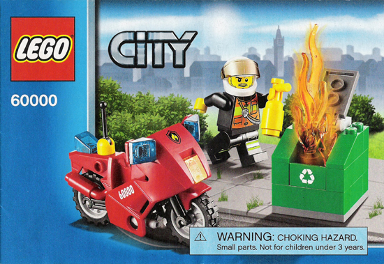 60000-1 | Fire Motorcycle | INSTRUCTIONS | LEGOPART