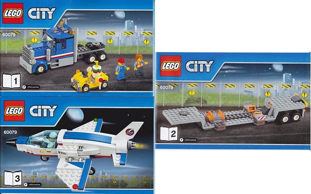 60079-1 | Training Jet Transporter | INSTRUCTIONS | LEGOPART
