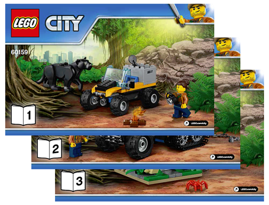 60159-1 | Jungle Halftrack Mission | INSTRUCTIONS | LEGOPART