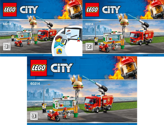 60214-1 | Burger Bar Fire Rescue | INSTRUCTIONS | LEGOPART