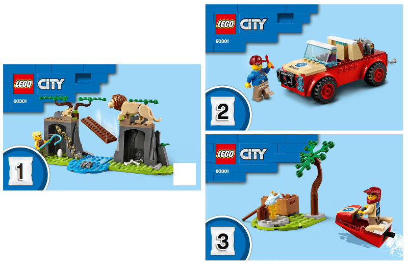 60301-1 | Wildlife Rescue Off-Roader | INSTRUCTIONS | LEGOPART