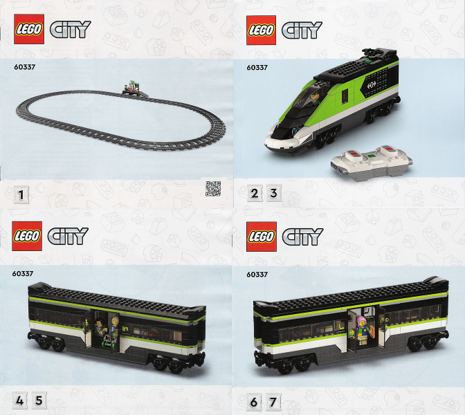 60337-1 | Express Passenger Train | INSTRUCTIONS | LEGOPART