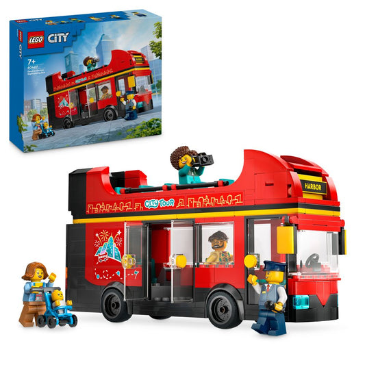 Red Double-Decker Sightseeing Bus LEGO 60407