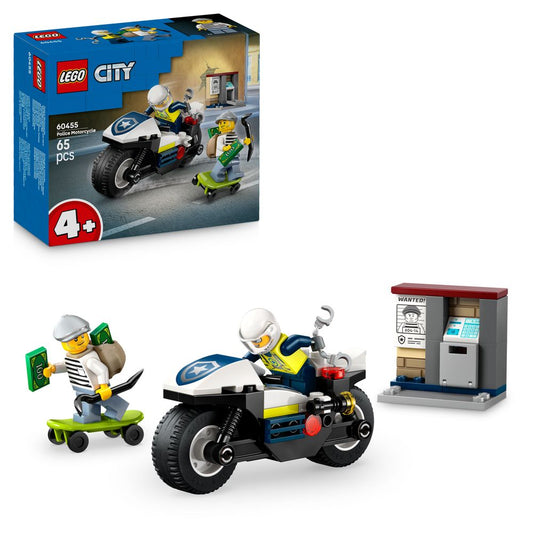 Police Motorcycle Chase LEGO 60455
