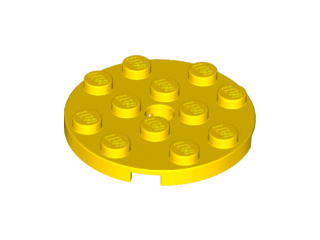 60474 | Plate, Round 4 x 4 with Hole | LEGOPART