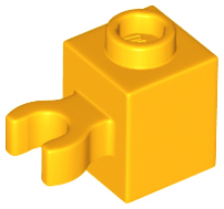 60475b | Brick, Modified 1 x 1 with Open O Clip | LEGOPART