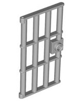 60621 | Door 1 x 4 x 6 Barred with Stud Handle | LEGOPART