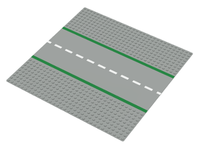 606p01 | Baseplate, Road 32 x 32 9-Stud Straight with Road Pattern | LEGOPART