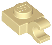 61252 | Plate, Modified 1 x 1 with Open O Clip | LEGOPART