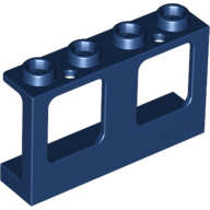 61345 | Window 1 x 4 x 2 Plane, Single Top Hole and Single Bottom Hole for Glass | LEGOPART