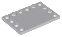 6180 | Tile, Modified 4 x 6 with Studs on Edges | LEGOPART