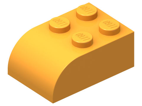 6215 | Slope, Curved 3 x 2 with 4 Studs | LEGOPART