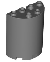 6259 | Cylinder Half 2 x 4 x 4 | LEGOPART