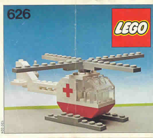 626-2 | Red Cross Helicopter | INSTRUCTIONS | LEGOPART