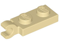 63868 | Plate, Modified 1 x 2 with Clip on End | LEGOPART