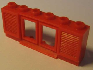 646b | Window 1 x 6 x 2 with Shutters with Extended Lip, no Glass | LEGOPART