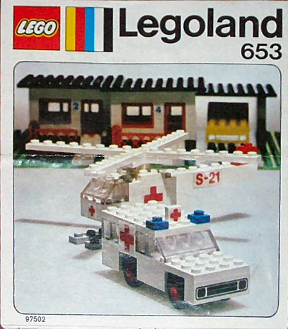 653-1 | Ambulance and Helicopter | INSTRUCTIONS | LEGOPART