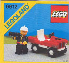 6612-1 | Fire Chief's Car | INSTRUCTIONS | LEGOPART