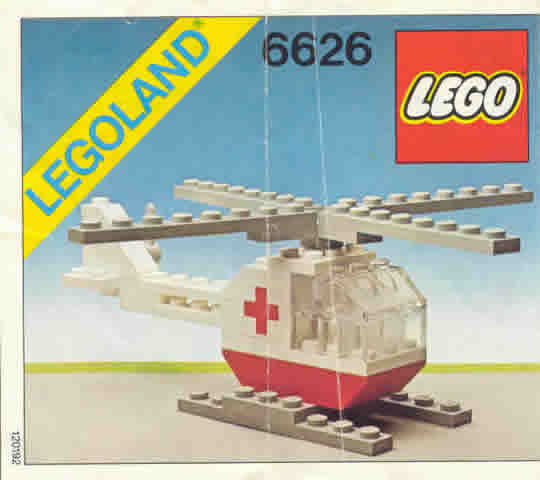 6626-1 | Rescue Helicopter | INSTRUCTIONS | LEGOPART