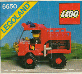 6650-1 | Fire and Rescue Van | INSTRUCTIONS | LEGOPART