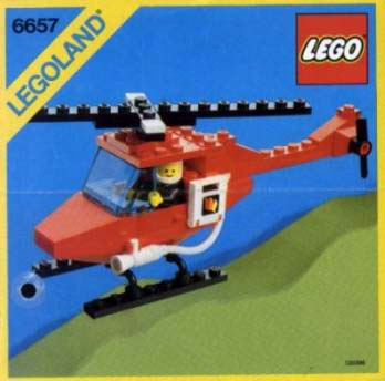 6657-1 | Fire Patrol Copter | INSTRUCTIONS | LEGOPART