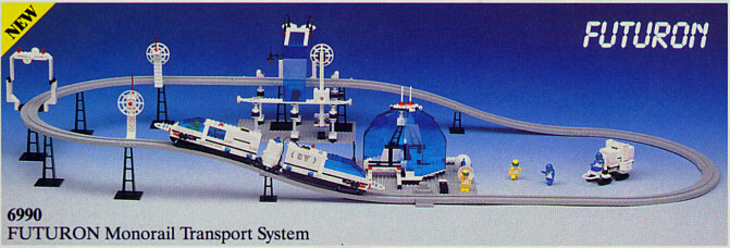 Futuron Monorail Transport System LEGO 6990 | Fyrebrick.be
